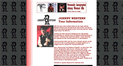 Desktop Screenshot of johnnywesterntouring.com